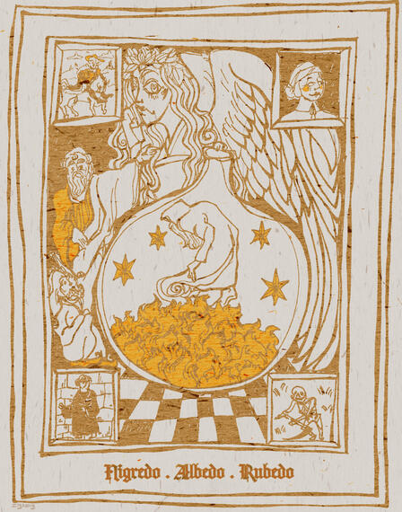 TRANSMUTATION. Mixed media. 2024.